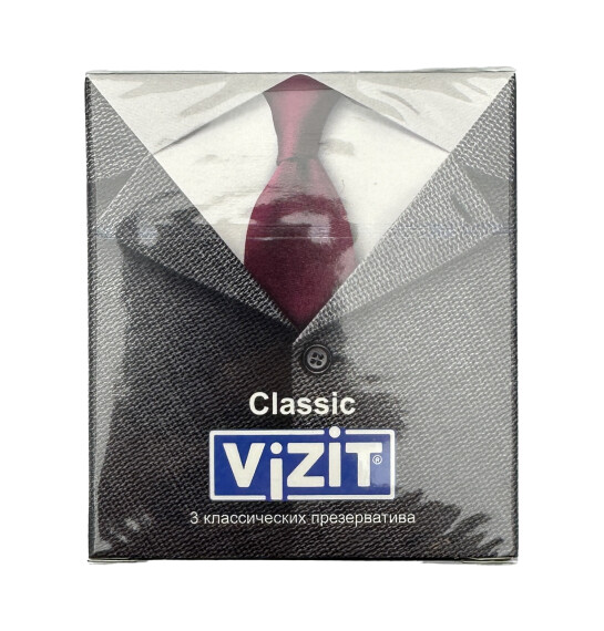 Vizit klassik prezervativ 3 ədədli. - VIZIT