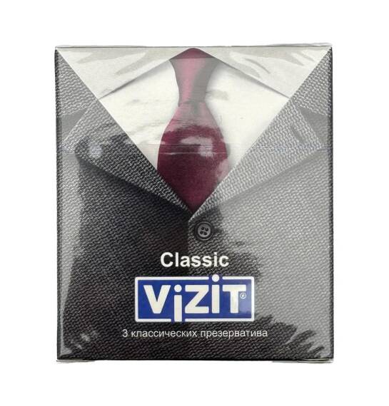 Vizit klassik prezervativ 3 ədədli. - 1