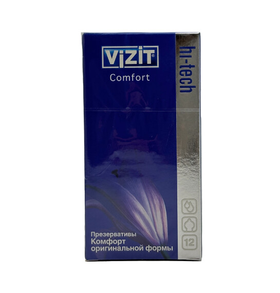 Vizit komfort prezervativ 12 ədədli. - VIZIT