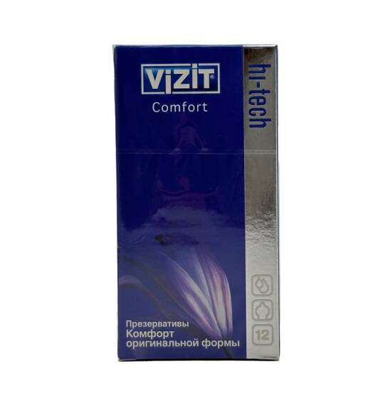 Vizit komfort prezervativ 12 ədədli. - 1