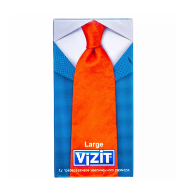 Vizit Large prezervativ N12 - 1
