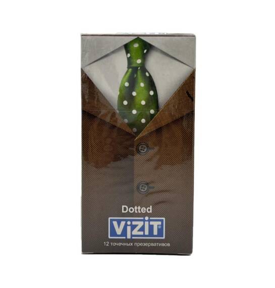 Vizit nöqtəli və yivli prezervativ 12 ədədli. - 1