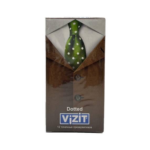 Vizit nöqtəli və yivli prezervativ 12 ədədli. - 1