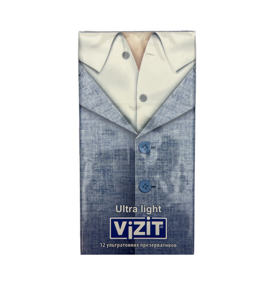 Vizit ultra incə prezervativ 12 ədədli. - VIZIT