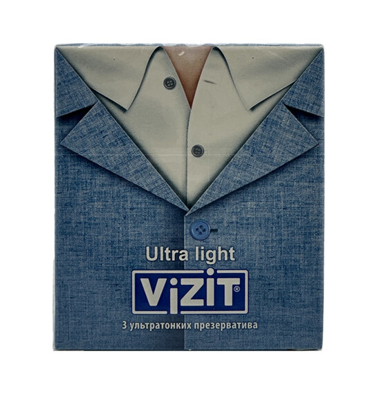 Vizit ultra incə prezervativ 3 ədədli. - VIZIT
