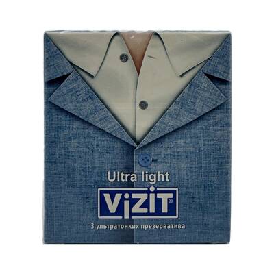 Vizit ultra incə prezervativ 3 ədədli. - VIZIT