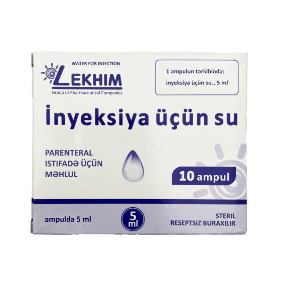 Voda Dlya Ineksiya 1 Qr 5 ml N10 Ampul - 1