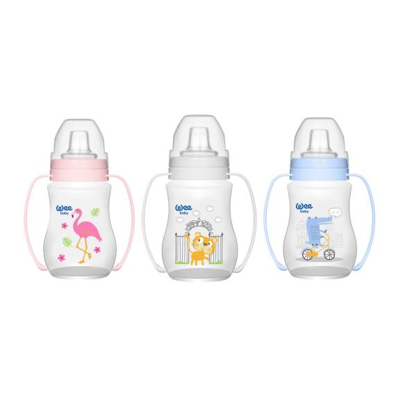 Wee Axıtmaz PP Qulplu Butulka, 250 ml - 1