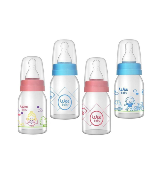 Wee klassik şüşə butulka 0-6 ay 125 ml - 1
