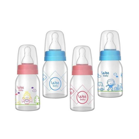 Wee klassik şüşə butulka 0-6 ay 125 ml - 1