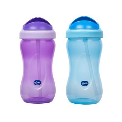 Wee rəngli pipetli su qabı 6 ay+ 340 ml - WEE
