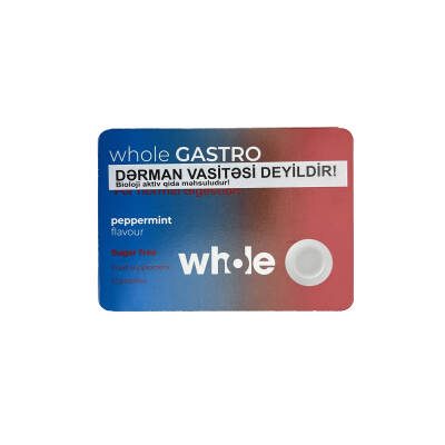 WHOLE GASTRO PASTIL N12 - 