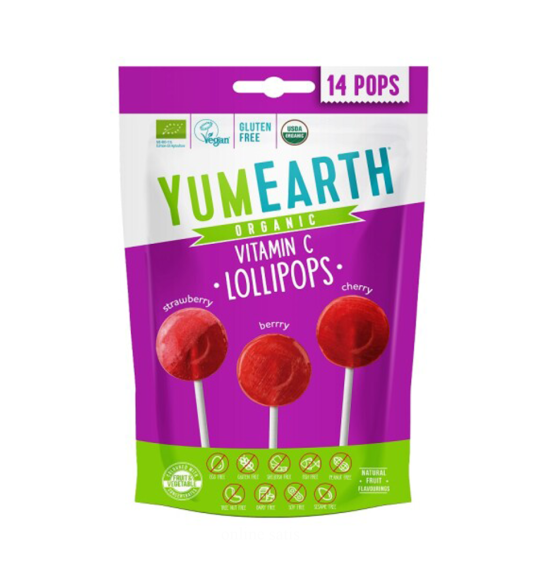 Yumearth orqanik lollipoplar viatmin C N14 - 1