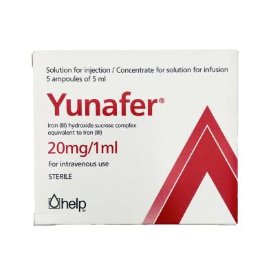 YUNAFER 20MG 5ML N5 AMP - 