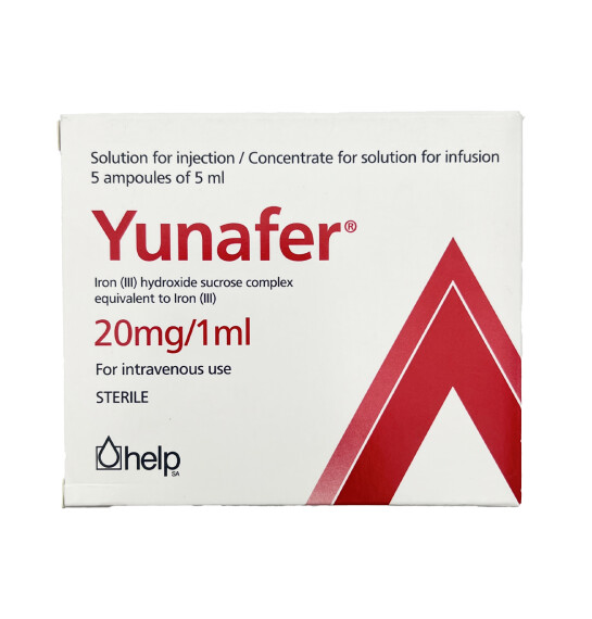 YUNAFER 20MG 5ML N5 AMP - 