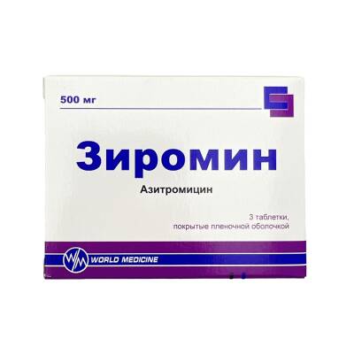 ZIROMIN 500MG N3 TB - 