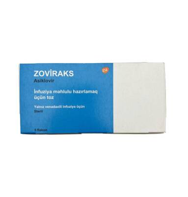 ZOVIRAX 250MG N5 FLK - 