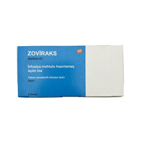 ZOVIRAX 250MG N5 FLK - 1