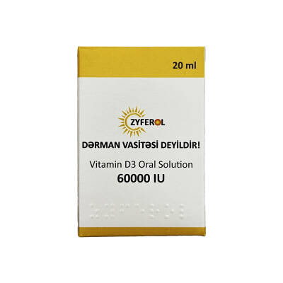 ZYFEROL 60000 BV 20ML DAMLA - 