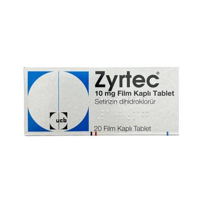 ZYRTEC 10 MG 20 FILM TABLET - 